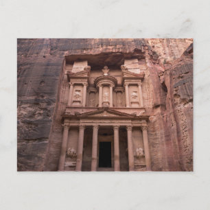 The Treasury in Petra Postcard