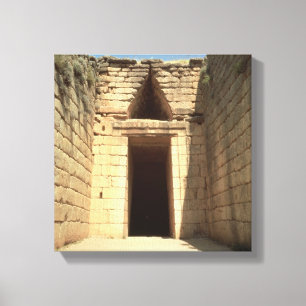 The Treasury of Atreus, c.1300 BC Canvas Print