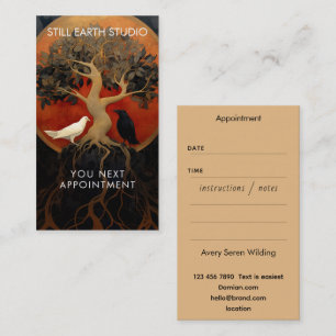 The Tree Between Worlds Tree of Life R&B Appointment Card