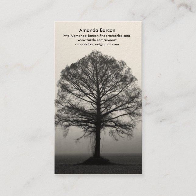 The Tree Business Card (Front)