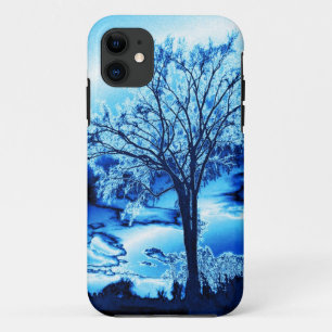 The Tree in Blue Ice Case-Mate iPhone Case