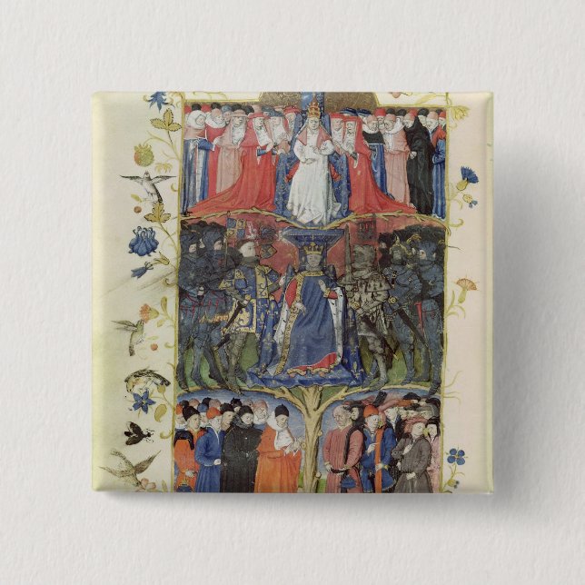 The Tree of Battles 15 Cm Square Badge (Front)