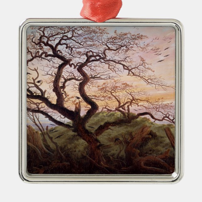 The Tree of Crows, 1822 Metal Tree Decoration (Front)