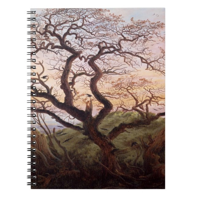 The Tree of Crows, 1822 Spiral Notebook (Front)