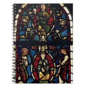 The Tree of Jesse, 13th century (stained glass) Notebook