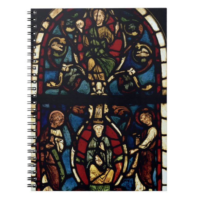 The Tree of Jesse, 13th century (stained glass) Notebook (Front)