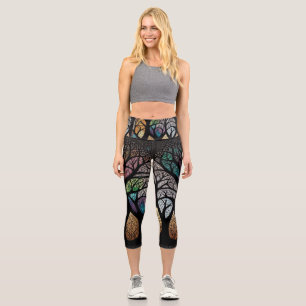 The Tree of Life Capri Leggings. Leggings
