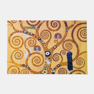The Tree of Life (detail), Klimt Doormat
