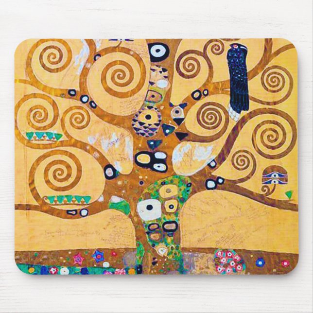 The Tree of Life (detail), Klimt Mouse Pad (Front)