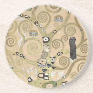 The Tree of Life, Gustav Klimt OIl Painting  Coaster