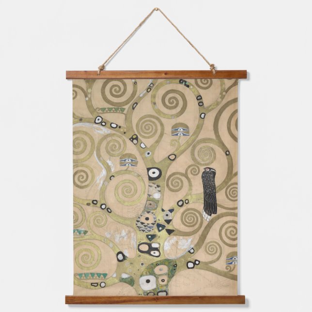 The Tree of Life, Gustav Klimt OIl Painting  Hanging Tapestry (Front)