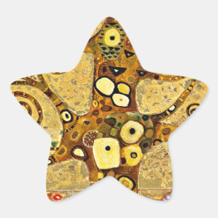 "The Tree of Life", Gustav Klimt Star Sticker