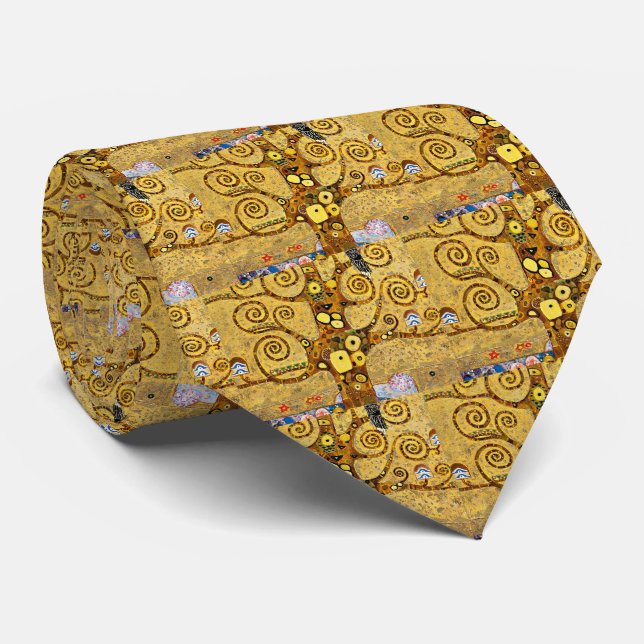 "The Tree of Life" , Gustav Klimt Tie (Rolled)
