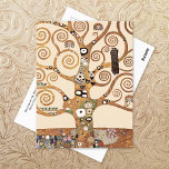 The Tree of Life, Stoclet Frieze Gustav Klimt Postcard<br><div class="desc">A fine art postcard depicting the symbolic painting by Gustav Klimt (1862-1918), titled The Tree of Life is a beautiful and intricate piece of abstract art. The original artwork was created in c. 1909 as a watercolor sketch in preparation for the frieze at the luxurious Palais Stoclet in Brussels. The...</div>