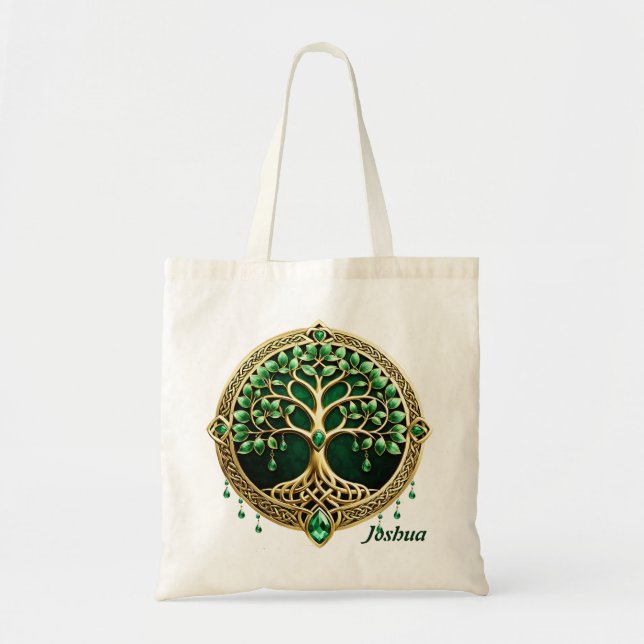 The tree of life with Celtic knots. Tote Bag (Front)