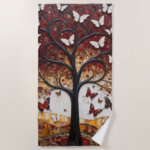 The Tree of Metamorphosis Beach Towel