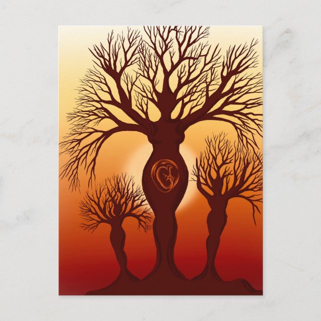 The tree of motherhood postcard (Front)