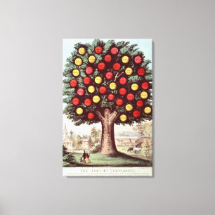 The Tree of Temperance, 1872 Canvas Print