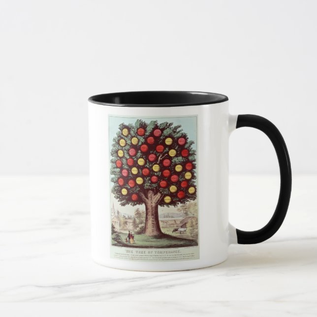 The Tree of Temperance, 1872 Mug (Right)