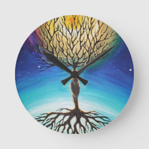 The tree of the ego round clock