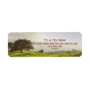 The Tree on the Hill Return Address Label