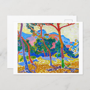 The Trees   Andre Derain   Postcard
