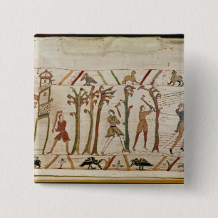 The trees are chopped down to build the ships 15 cm square badge