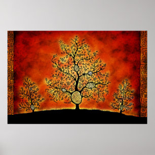 The Trees With Labyrinths Poster