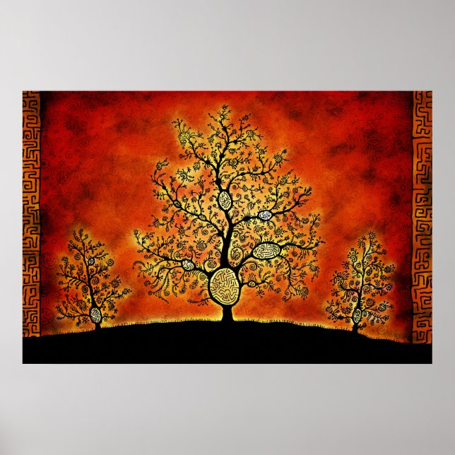 The Trees With Labyrinths Poster (Front)