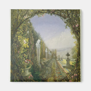 The Trellis Window, Trentham Hall Gardens Magnet