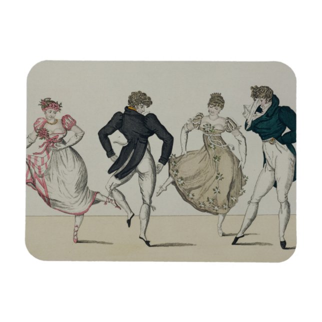 The 'Trenis' Quadrille, plate 19 from 'Le Bon Genr Magnet (Horizontal)