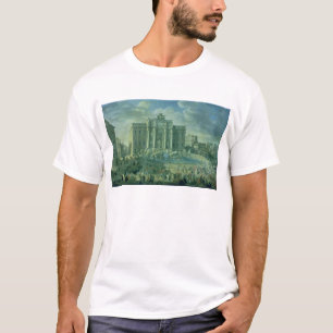 The Trevi Fountain in Rome, 1753-56 T-Shirt