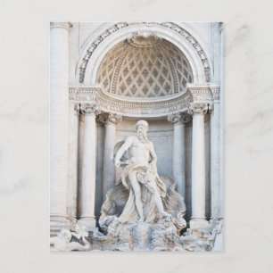 The Trevi Fountain (Italian: Fontana di Trevi) 3 Postcard
