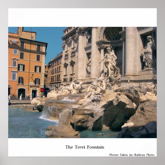The Trevi Fountain Poster (Front)