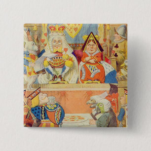 The Trial of the Knave of Hearts 15 Cm Square Badge