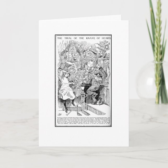 The Trial of the Knave of Hearts Card (Front)