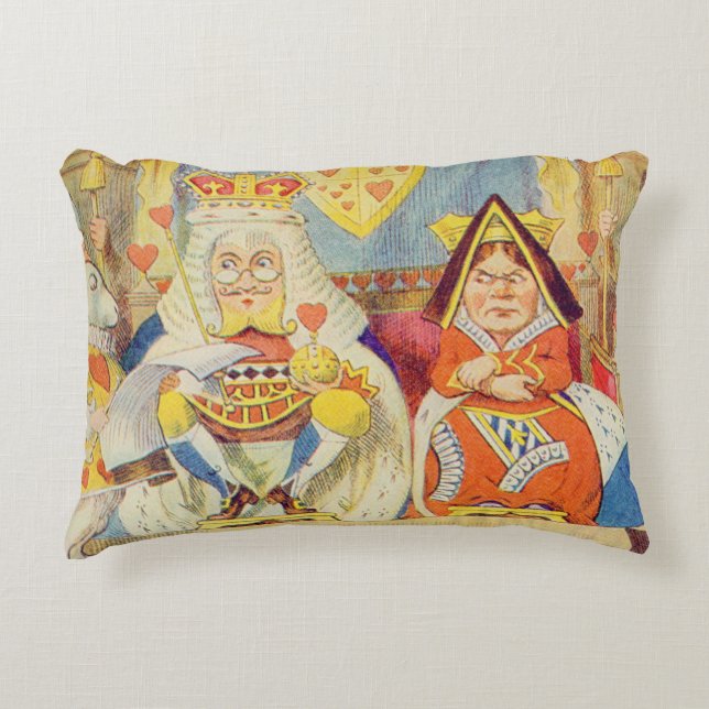 The Trial of the Knave of Hearts Decorative Cushion (Front)