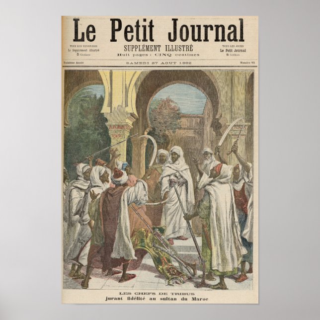 The Tribal Chiefs Swearing Fidelity to the Poster (Front)