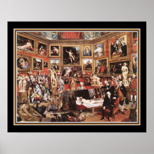 The Tribuna of the Uffiz by Johann Zoffany Poster