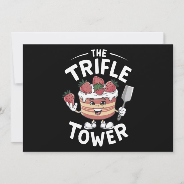 The Trifle Tower Christmas Holiday Card (Front)