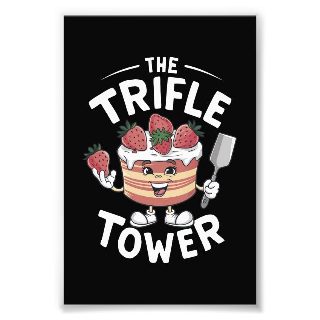 The Trifle Tower Christmas Photo Print (Front)