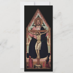 “The Trinity” religious art custom invitations