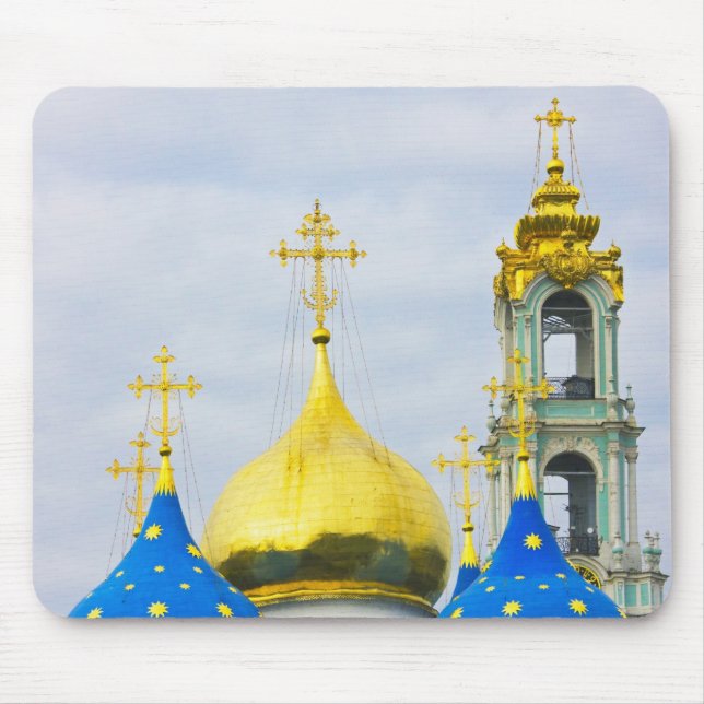 The Trinity Sergiev Monastery, Sergiev-Posad Mouse Pad (Front)
