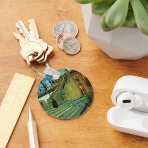 The Trinquetaille Bridge by Vincent van Gogh Key Ring