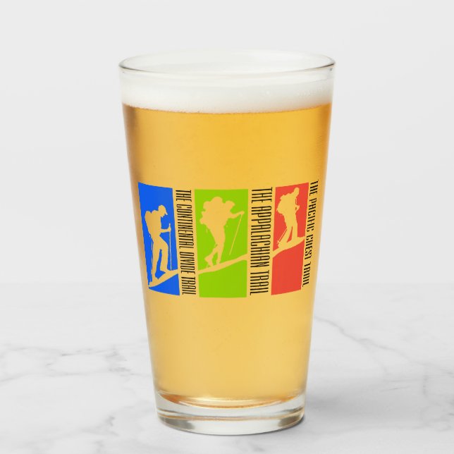 The Triple Crown of Hiking Glass (Front Filled)