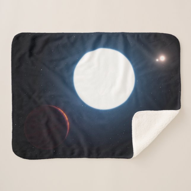 The Triple Star System Hd 131399 Sherpa Blanket (Front (Horizontal))