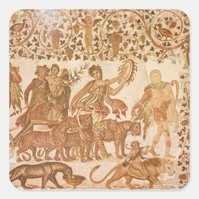 The Triumph of Dionysus Square Sticker (Front)