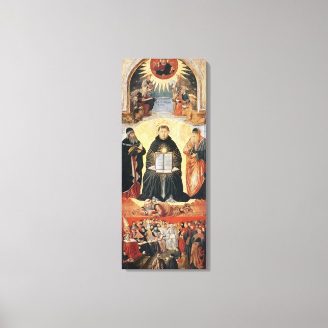 The Triumph of St. Thomas Aquinas Canvas Print (Front)