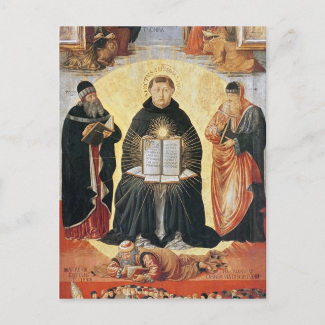 The Triumph of St. Thomas Aquinas Postcard (Front)