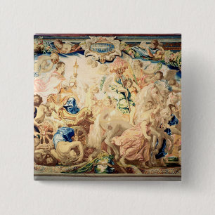 The Triumph of the Eucharist 15 Cm Square Badge